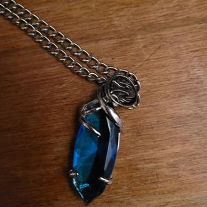 Blue final Fantasy necklace